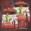 The Grinch Santa Cleveland Browns Ugly Christmas Sweater, NFL Christmas Sweater