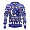 Duke Blue Devils Grateful Dead Ugly Christmas Sweater, NCAA Christmas Sweater