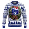 Duke Blue Devils Santa Hat Ugly Christmas Sweater, NCAA Christmas Sweater