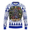 Kentucky Wildcats Tree Ball Ugly Christmas Sweater, NCAA Christmas Sweater