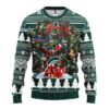Michigan State Spartans Tree Ugly Christmas Sweater, NCAA Christmas Sweater
