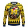 Michigan Wolverines Santa Hat Ugly Christmas Sweater, NCAA Christmas Sweater