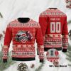 Ohio State Buckeyes Custom Ugly Christmas Sweater, NCAA Christmas Sweater