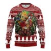 Oklahoma Sooners Groot Hug Ugly Christmas Sweater, NCAA Christmas Sweater