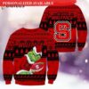 Wolfpack Grinch Ugly Christmas Sweater, NCAA Christmas Sweater