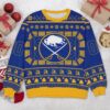 Buffalo Sabres NHL Custom Ugly Christmas Sweater, NHL Christmas Sweater