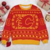 Calgary Flames NHL Custom Ugly Christmas Sweater, NHL Christmas Sweater