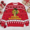 Chicago Blackhawks Grinch NHL Ugly Christmas Sweater, NHL Christmas Sweater