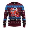 Colorado Avalanche Dabbing Santa Claus Ugly Christmas Sweater, NHL Christmas Sweater