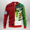 Colorado Avalanche Grinch & Scooby-doo Ugly Christmas Sweater, NHL Christmas Sweater
