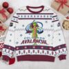 Colorado Avalanche Grinch Ugly Christmas Sweater, NHL Christmas Sweater