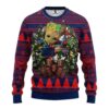 Columbus Blue Jackets Groot Hug Ugly Christmas Sweater, NHL Christmas Sweater