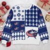 Columbus Blue Jackets NHL Ugly Christmas Sweater, NHL Christmas Sweater
