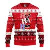 Detroit Red Wings Hohoho Ugly Christmas Sweater, NHL Christmas Sweater