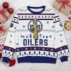 Edmonton Oilers Grinch NHL Ugly Christmas Sweater, NHL Christmas Sweater