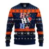 Edmonton Oilers Hohoho Ugly Christmas Sweater, NHL Christmas Sweater