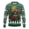 Minnesota Wild Groot Hug Ugly Christmas Sweater, NHL Christmas Sweater