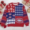 Montreal Canadiens NHL Ugly Christmas Sweater, NHL Christmas Sweater