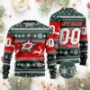 NHL Dallas Stars  Personalized Name & Number Ugly Christmas Sweater, NHL Christmas Sweater