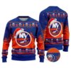 NHL New York Islanders Santa Hat Ugly Christmas Sweater, NHL Christmas Sweater