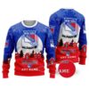 NHL New York Rangers Personalized Name Ugly Christmas Sweater, NHL Christmas Sweater