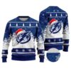 NHL Tampa Bay Lightning Santa Hat Ugly Christmas Sweater, NHL Christmas Sweater