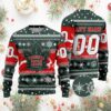 NHL Toronto Maple Leafs Personalized Name & Number Ugly Christmas Sweater, NHL Christmas Sweater