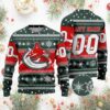 NHL Vancouver Canucks Personalized Name & Number Ugly Christmas Sweater, NHL Christmas Sweater