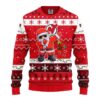 New Jersey Devils Dabbing Santa Claus Ugly Christmas Sweater, NHL Christmas Sweater