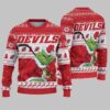 New Jersey Devils Grinch Stolen Ugly Christmas Sweater, NHL Christmas Sweater