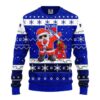 New York Rangers Dabbing Santa Claus Ugly Christmas Sweater, NHL Christmas Sweater