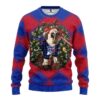 New York Rangers Pub Dog Ugly Christmas Sweater, NHL Christmas Sweater