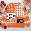 Philadelphia Flyers NHL Ugly Christmas Sweater, NHL Christmas Sweater