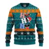 San Jose Sharks Hohoho Ugly Christmas Sweater, NHL Christmas Sweater