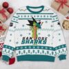 San Jose Sharks NHL Grinch Ugly Christmas Sweater, NHL Christmas Sweater