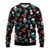San Jose Sharks Santa Claus Snowman Ugly Christmas Sweater, NHL Christmas Sweater