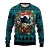 San Jose Sharks Santa Hat Ugly Christmas Sweater, NHL Christmas Sweater