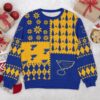 St. Louis Blues NHL Ugly Christmas Sweater, NHL Christmas Sweater