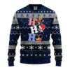 Winnipeg Jets Hohoho Ugly Christmas Sweater, NHL Christmas Sweater