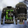 Black Velvet Grinch Will Drink Everywhere Ugly Sweater, Grinch Holiday Sweater