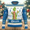 Corona Extra Grinch Ugly Sweater, Grinch Holiday Sweater