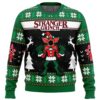 Demogorgon Stranger Grinch Stranger Things Ugly Christmas Sweater, Grinch Holiday Sweater