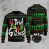 Drink Up Grinches Christmas Holiday Xmas Gift Ugly Sweater, Grinch Holiday Sweater
