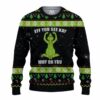 Eff You See Kay Grinch Ugly Christmas Sweater, Grinch Holiday Sweater