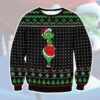 Grinch Cute Ugly Christmas Sweater, Grinch Holiday Sweater