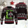 Grinch I Will Drink Bacardi Wine Everywhere Ugly Christmas Sweater, Grinch Holiday Sweater