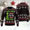 Grinch I Will Drink Budweiser Everywhere Ugly Christmas Sweater, Grinch Holiday Sweater
