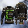Grinch I Will Drink Falstaff Beer Everywhere Christmas Ugly Sweater, Grinch Holiday Sweater