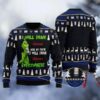 Grinch I Will Drink Hamms Everywhere Christmas Pullover Sweaters, Grinch Holiday Sweater