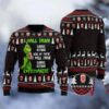 Grinch I Will Drink Malibu Everywhere Ugly Christmas Sweater, Grinch Holiday Sweater